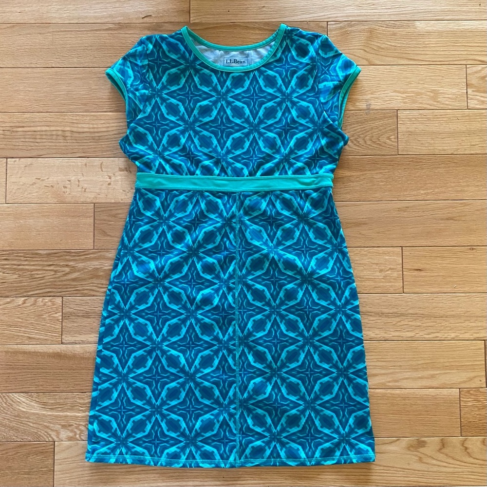 L.L. Bean, Girls Fitness Dress, Size 12, 50+UPF